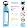Drink Water Bottle Free Shipping Kollykolla Insulation Vacuum Stainless Steel 750ml Direct Drinking Outdoor with Lid Hiking LFGB