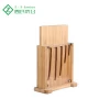 Durable Bamboo Wood Knife Block Holder Knife Organizer &amp; Home Organizaer