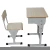 Import Durable educational equipment used in classroom elementary school desk with chairs from China