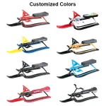 Durable Snow Racer Extreme Snowmobile Sleigh Sled for Kids