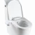 Import Easy Installation Water Pressure Control Single&Self Cleaning Nozzle WC Washing PP Toilet from China