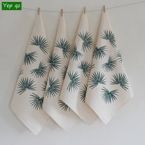 Easy washing soft cotton table napkins with custom logo printed