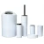 Import Eco-friendly Black Plastic Bathroom Accessories Set from China