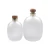 Import Eco Friendly Round Glass  Bottle 250ML 500ML Wine Containers With Stopper For Hold Bourbon, Brandy, Liquor, Juice, Water, etc from China