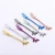 Import ECO friendly stainless steel Creative leaf modeling cake dessert fruit fork from China