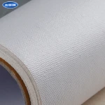 Eco Solvent Cotton Canvas High glossy materials roll wallpaper wall fabric(yellow back)