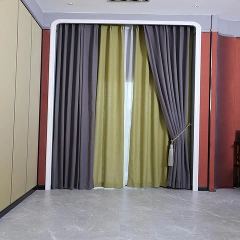 Electric manual blackout opening-closing home window curtain