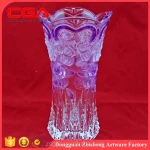 Elegant and Crystal Glass Vase