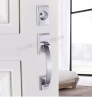 Elegant external door handle grip handle lock