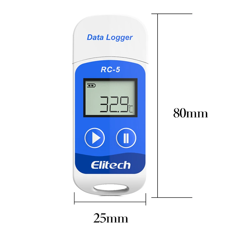 Elitech RC-5 Usb Cold Chain Transport High-precision Digital Thermometer Data Logger