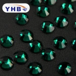 emerald hotfix rhinestone lead free eco-friendly rhinestone from guangzhou