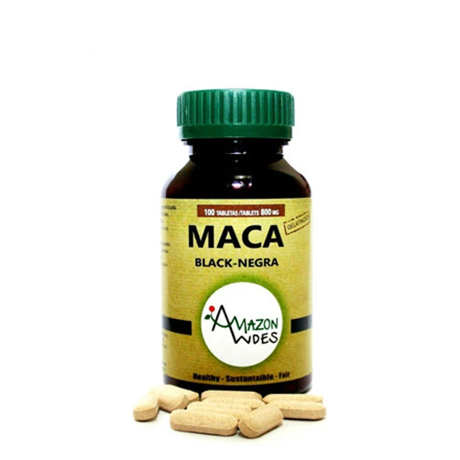 Energy and Fertility Booster Unisex Use Black Maca Root Powder Capsule on Hotsale