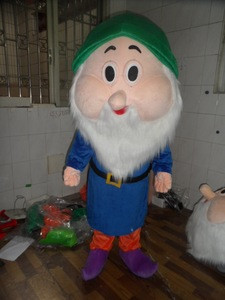 Buy Enjoyment Ce Plush Cartoon Characters Seven Dwarfs Mascot Costume ...