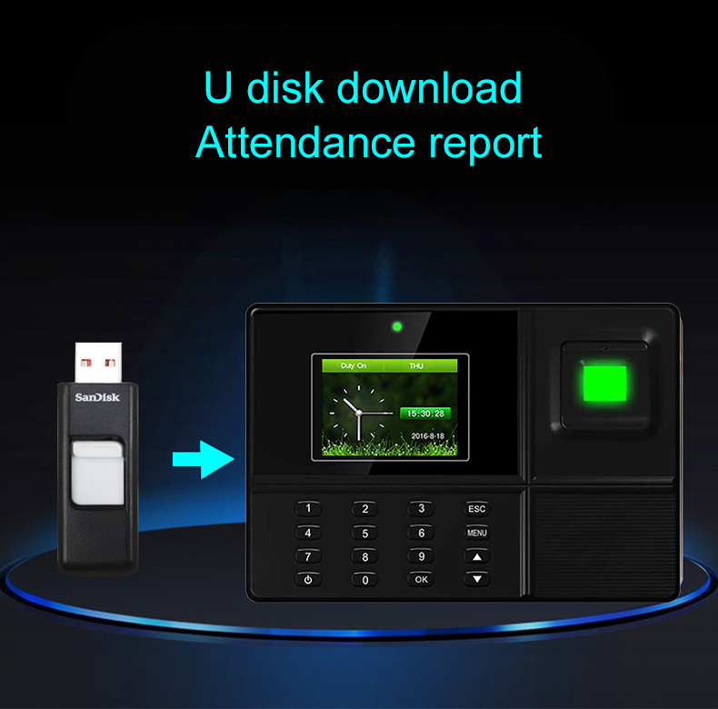 Buy Eseye Fingerprint Attendance System Access Control Keypad Time ...