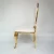 Import Events Modern White Upholstered Metal Gold Dining Banquet Hotel Chair from China