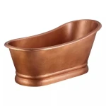 Factory Customized Luxury Copper Soaking Tub Bathroom Furniture And Home Decoration With Premium Quality
