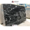 Factory direct cheap price river black granite slab marble belvedere nepal pakistani zebrino black and gold marble