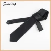 Factory direct high-grade polyester designable mens black neck ties