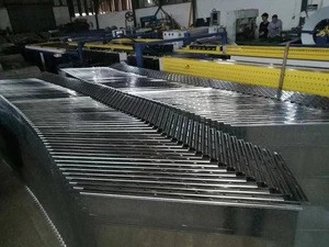 Factory direct machine galvanized sheet u shape auto duct line 5