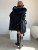 Import Factory directly supply wholesale wool coat with fox fur collar belt cashmere coats winter women wool coat with fur hood from China
