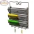 Import Factory Directly Wall Mount 3 Tier Metal Letter Rack and Magazine Organizer with Key Hooks from China