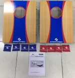 Factory High quality bean toss game woden cornhole boards for outdoor games with 8 beanbags