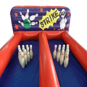 Factory manufacture inflatable bowling lanes price