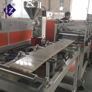 Factory manufacture pp pe board production line small rigid pvc sheet making machine
