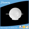 Factory melamine plastic sea shell shaped plate