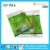 Import Factory price plastic green three-side sealing packaging bag for jasmin rice from Hong Kong