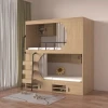 Factory Sale Economy Hostel Bunk Bed 2 Layers Dormitory Bunk Bed Metal Bed Hotel