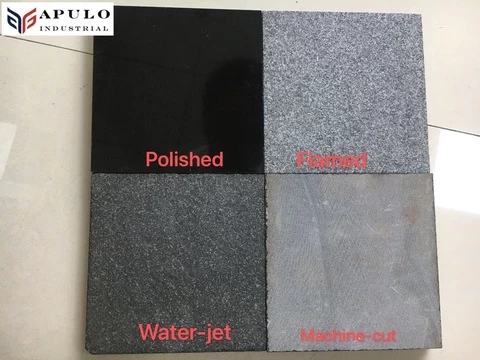 Factory Sales Black Granite Natural Paving Stone curbs and Polished Indoor black granite Stone for Kitchen Countertop Table