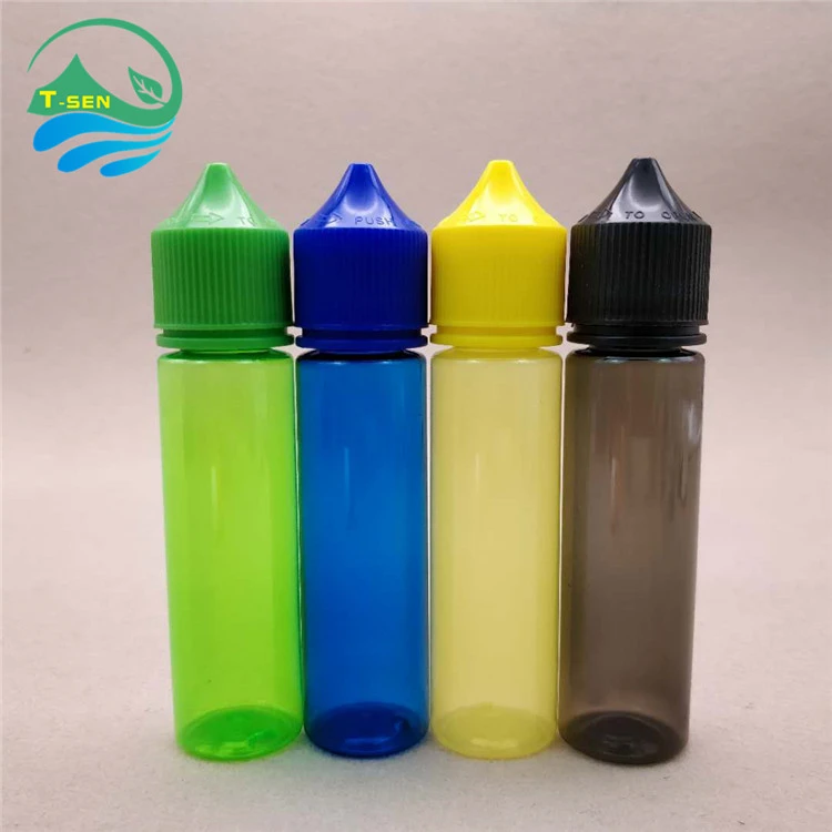 Factory selling soft squeeze e-juice bottle e-liquid bottle 60ml VAPE colorful PET V3 bottles