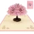 Import Factory Supplies Cherry Blossom Lovers 3D Card Pop Up Tree Wedding Greeting Card 3D Type with envelope from China