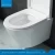Import Factory supply different types sanitary ware modern bathroom design washdown one-piece approved toilet from China