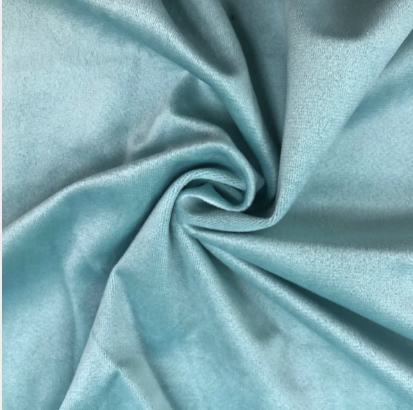 Factory supply Warp Knitted Polyester 75D/144F Holland Plush Velvet Fabric For Upholstery