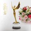 Factory Wholesale Metal Trophy Oscar Trophy Souvenir for Name Engraving