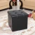 Factory Wholesale multifunctional Collapsible leather colorful stool shoe storage ottoman stool