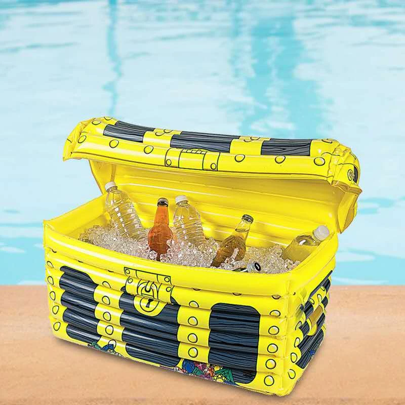 factory wholesale new pool party custom ice Cooler Party and beach Ice Bucket Food & Drinks inflatable floating pool ice cooler