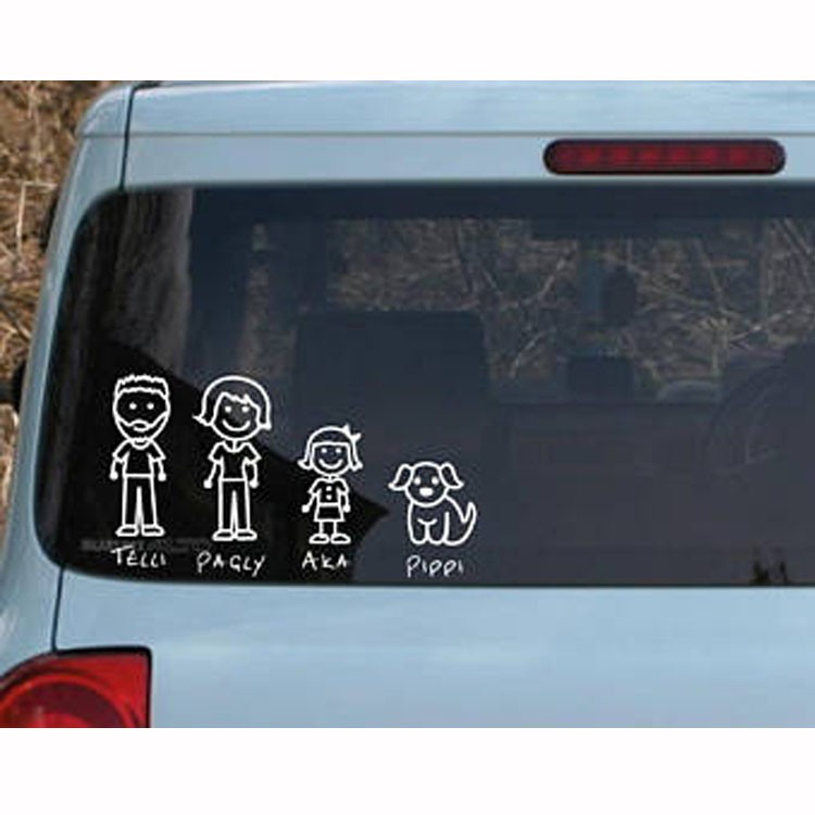 family stickers for car