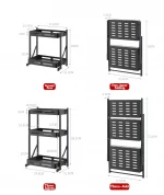 Fancy Spice Holder Steel Kitchen Storage Rack Hanging Wall Mounted  Tiered  Spice Rack