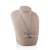 Import FANXI China Supplier Beige Leather Carving Bust Resin Pendant Display Mannequin  For Jewelry Shop Unique Necklace Displays from China