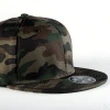 fashion 100% organic cotton snapback cap camouflage Snapback caps