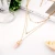 Import Fashion Chain Necklace Multi Layered Necklace Long Shaped Resin Pendant heart&amp;ball Charm alloy Chain Gift Jewelry from China