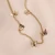 Import Fashion clavicle collar jewelry 14k gold plated chain butterfly necklace choker for women from China