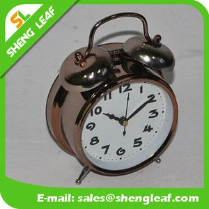 Fashion gift silent clock mechanism beautiful alarm clock