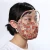 Import Fashion Sports Washable Reusable Anti-Bacterial Cotton Fabric Party Masks With Transparent Eye Cover from China