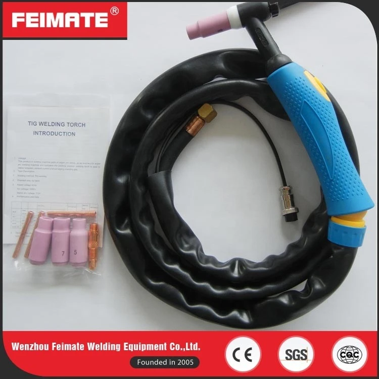 FEIMATE Hot Sale WP26 TIG26 Separated Air Cooled Argon Arc Welding Torch With Leather Cover High Quality