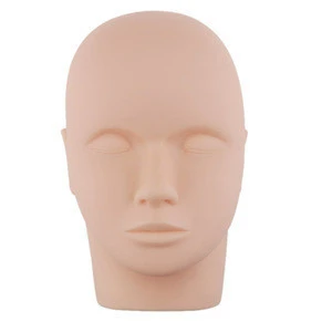 female head makeup training silica gel mannequin head model manikin head for make up training