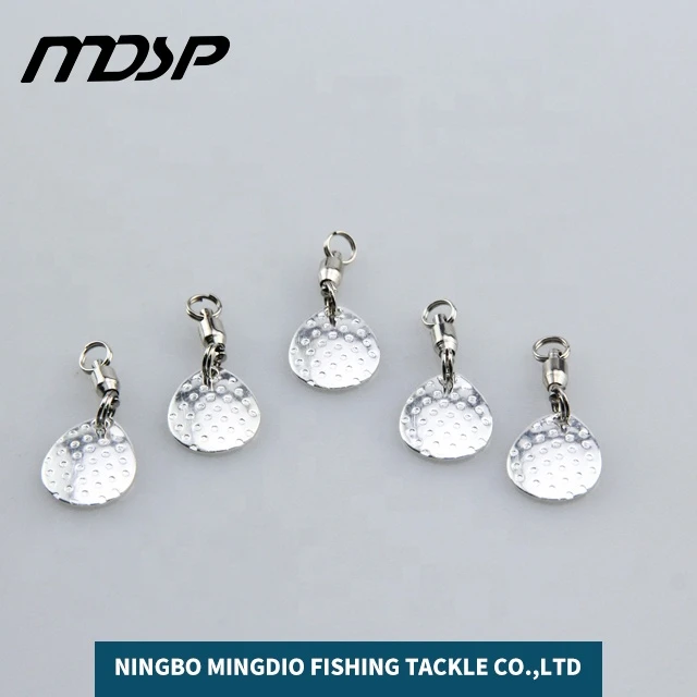 fishing lures fishing tackle  rotating spinner bait with swivel Reflective fish scale design